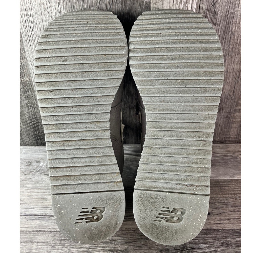 New Balance 574+ Platform Grey White Suede Sneakers WL574ZSD Womens 9.5 - Picture 6 of 7